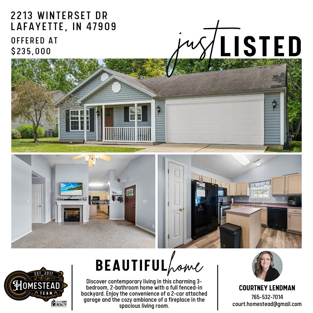 Courtney&rsquo;s been busy! Check out her other new listing today!