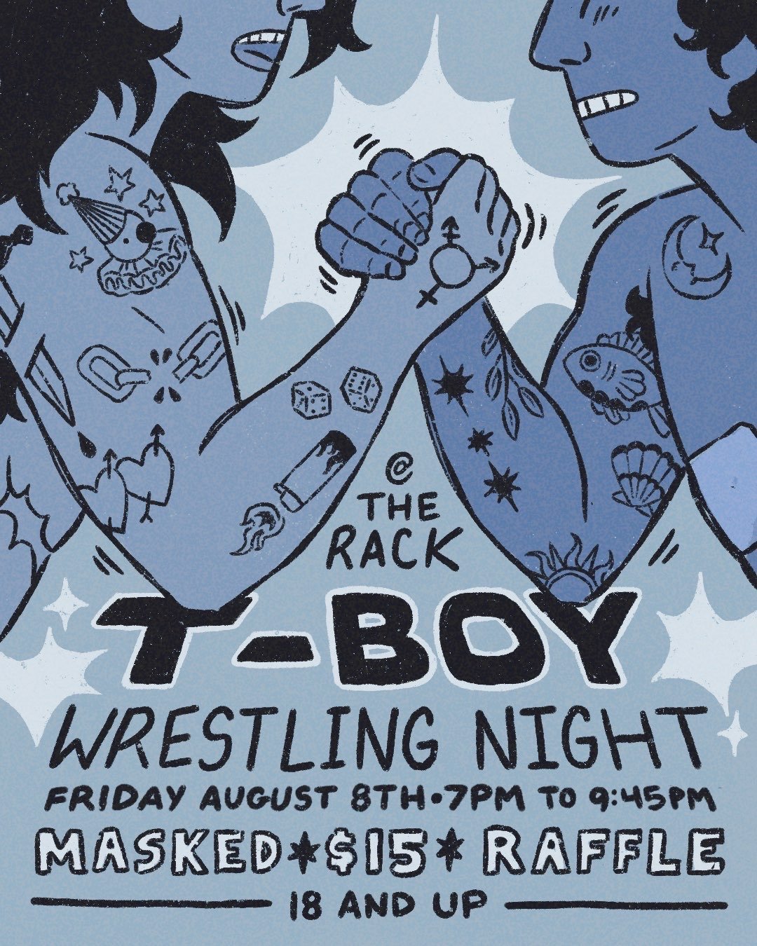SOLD OUT!!! T-Boy Wrestling @ The RACK!