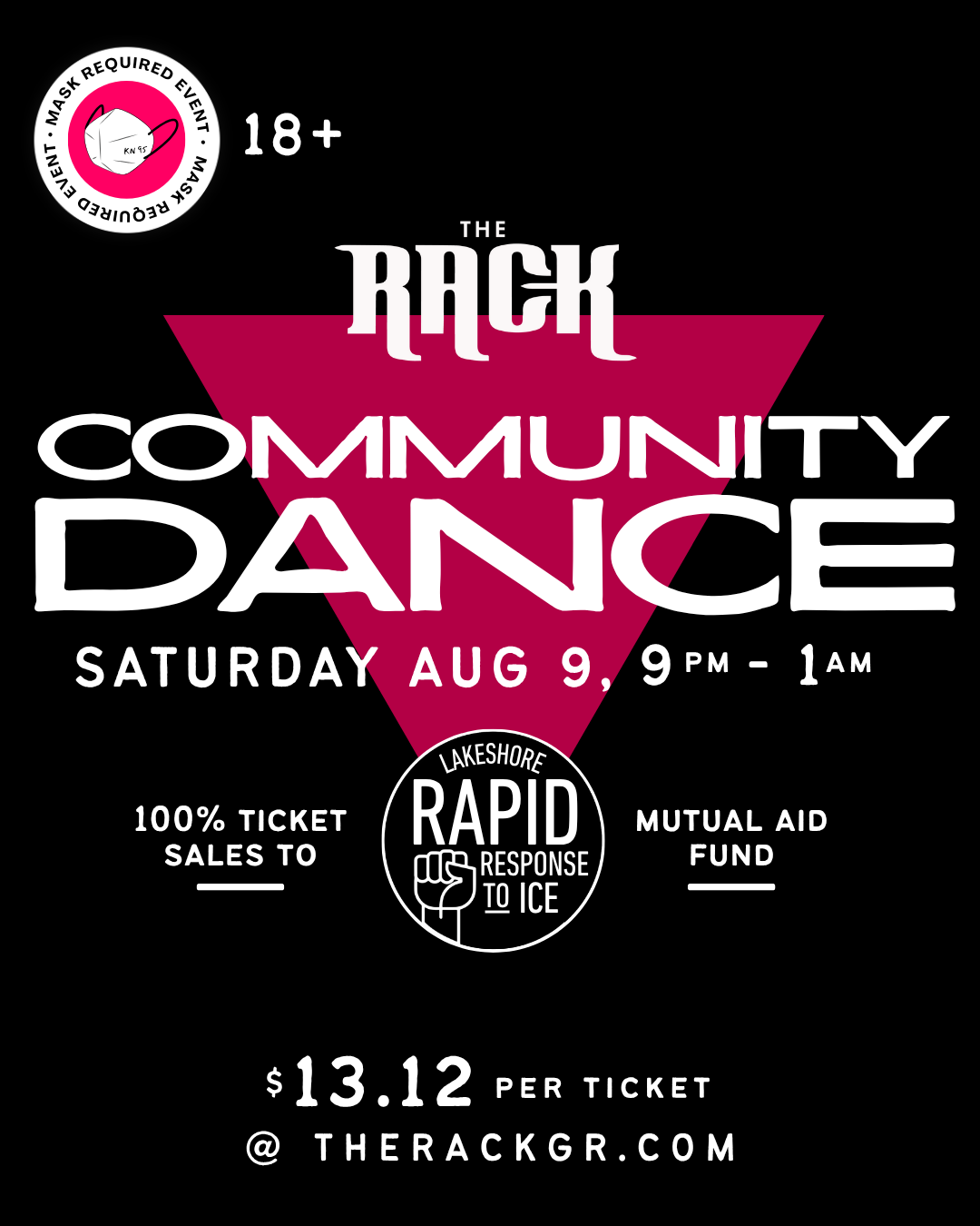**RESCHEDULED** Community Dance @ The RACK