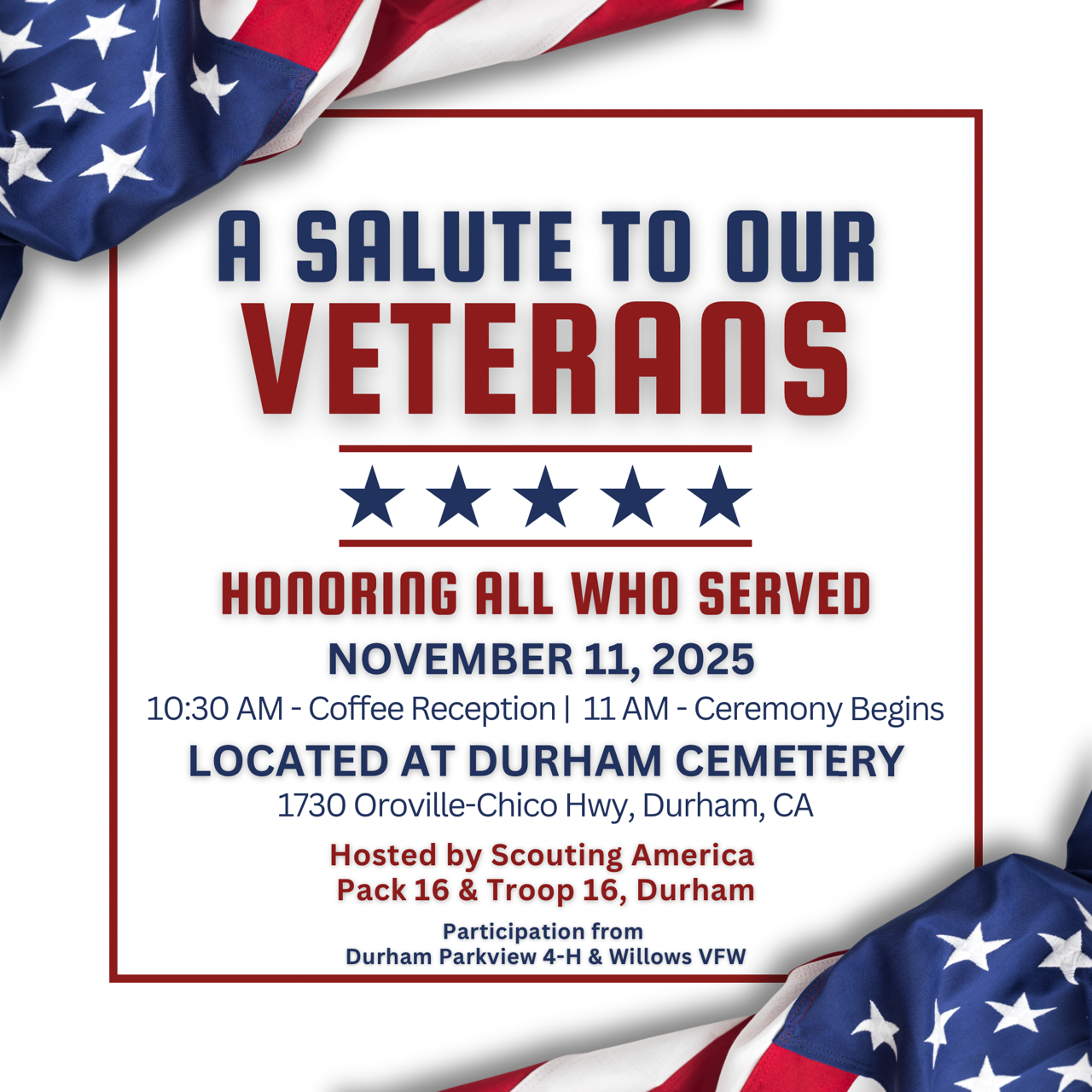 A Salute to Our Veterans