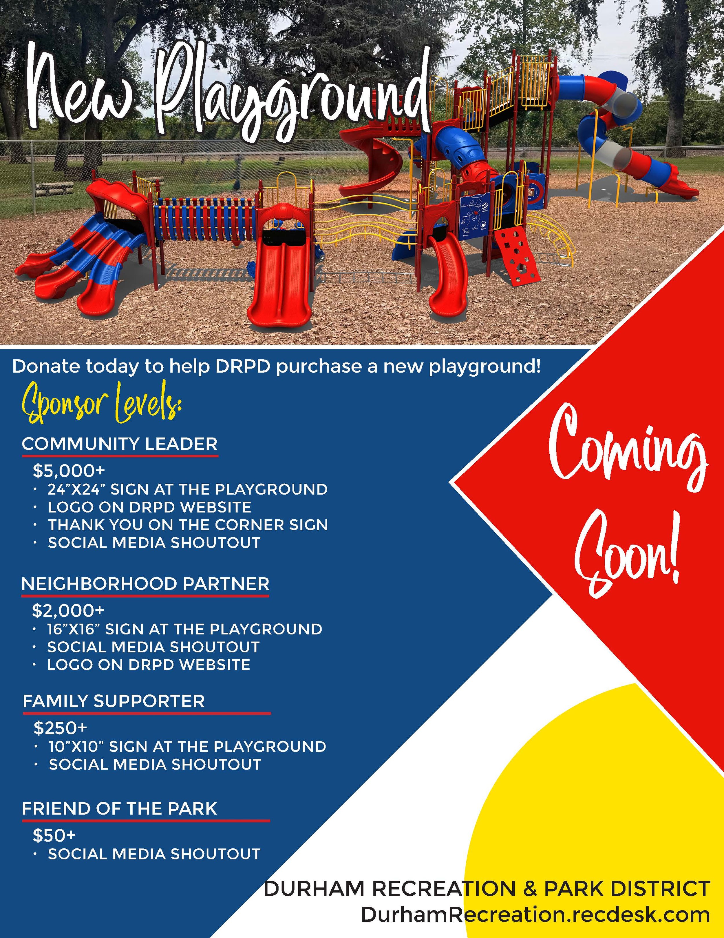 Durham Community Park Children's Playground Equipment — Durham ...