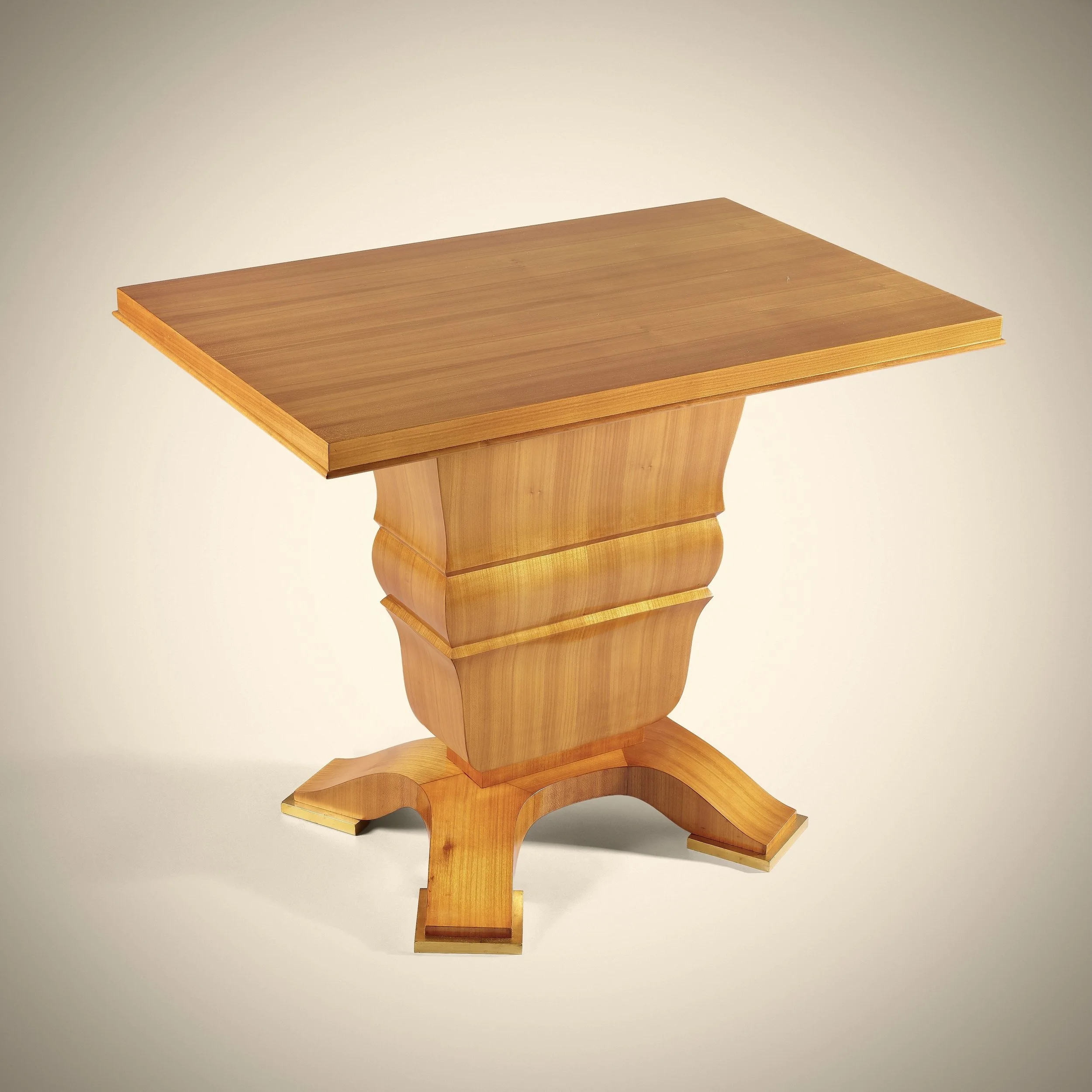 Jules LELEU - Table Merisier, circa 1946