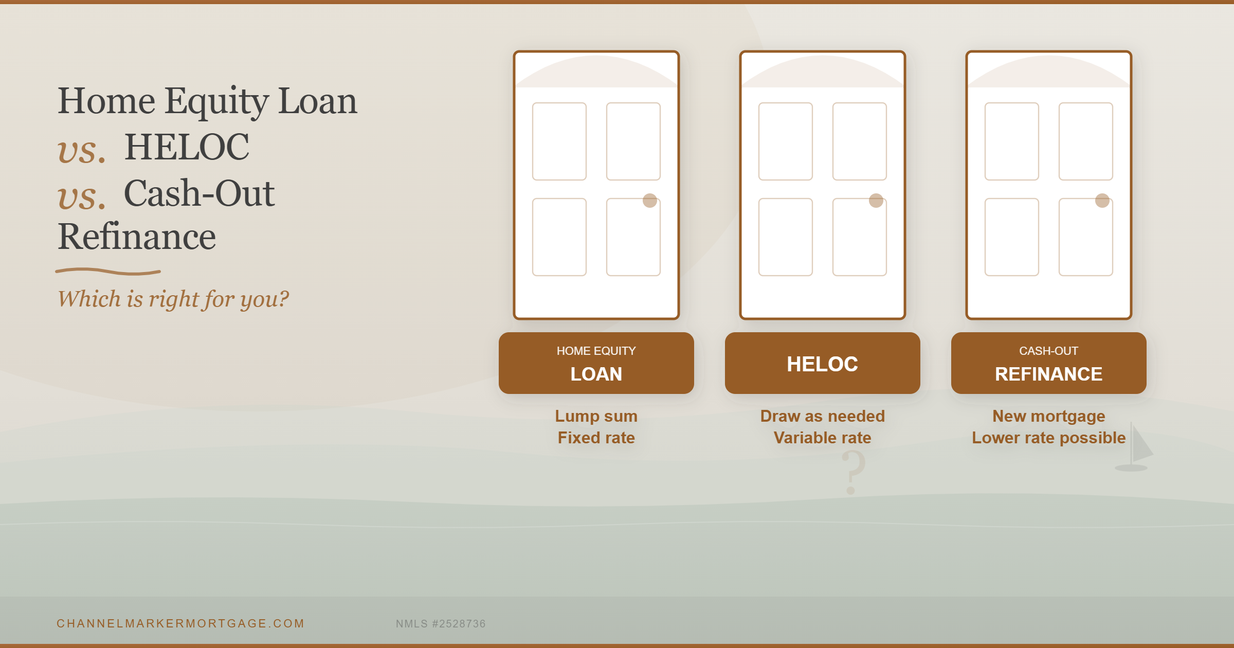 Home Equity Loan vs. HELOC vs. Cash-Out Refinance: Which Is Right for You?