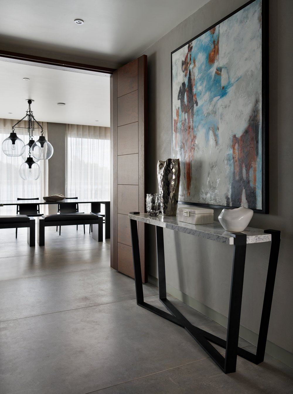 Bespoke console table.