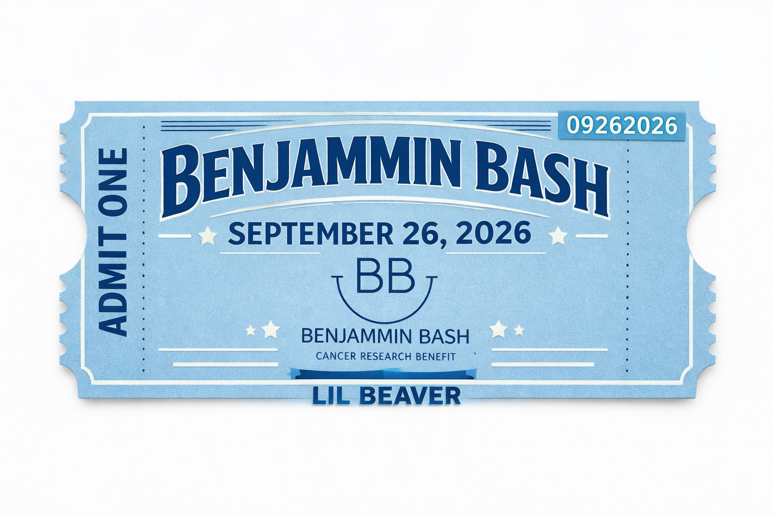 Bloomington BenJammin Bash Event 2026 Event Ticket