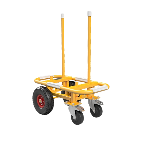 Abaco Easy Moving Dolly Cart - White Rubber (AEMD400)