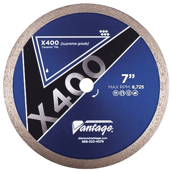 Ceramic Tile Blade (7", 10") - X400 Supreme