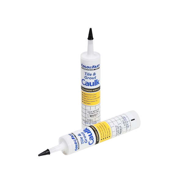 ColorFast Colored Tile & Grout Caulking (Non-sanded) - 12oz tube