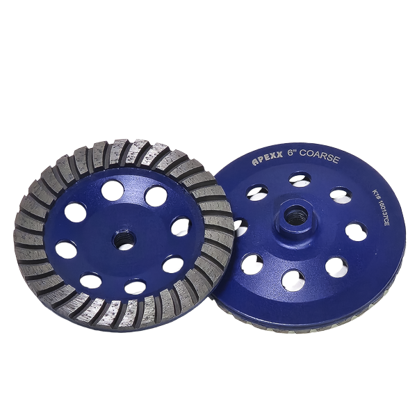 Turbo Cup Wheel 6" - (Coarse)