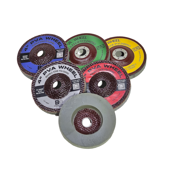 4" PVA Marble Edge Polishing Wheel (Dry ONLY) (80-600)