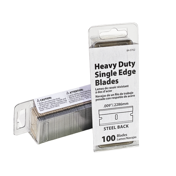 Razor Blades - Heavy Duty Single Edge (Pack of 100)
