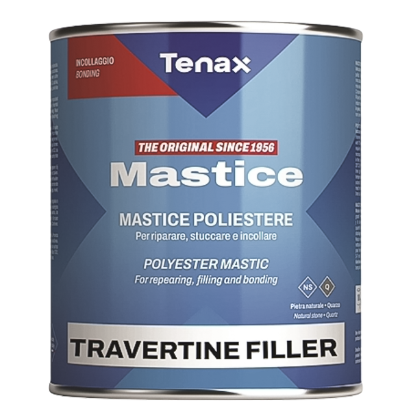 Tenax Travertine Filler (Polyester Mastic) Buff Color - Quart