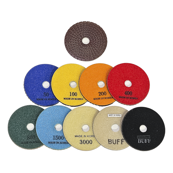 Premium Pads 4" (Wet) (50-3000, Buff)