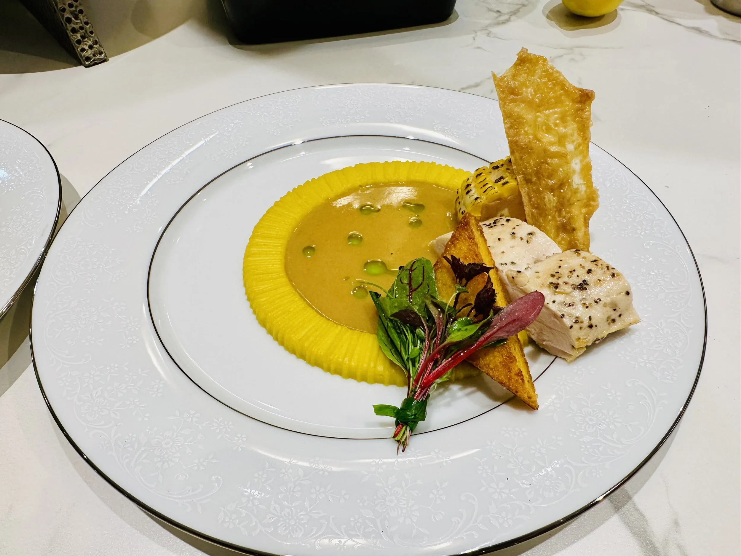 Chicken and corn
