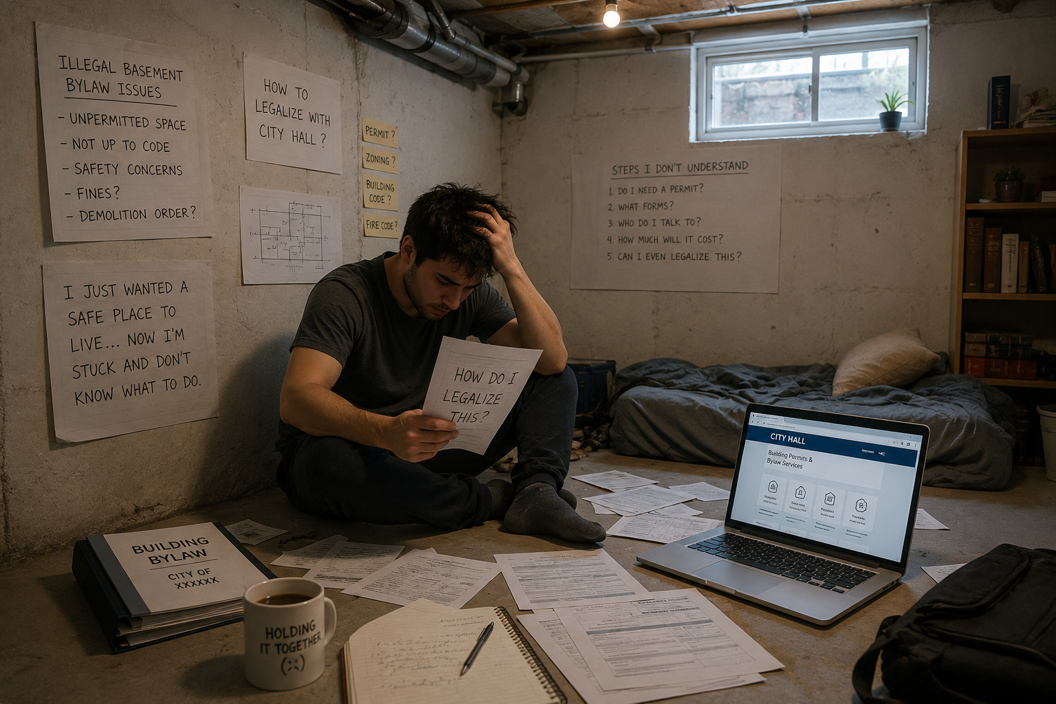 How to Turn an Illegal Finished Basement Into a Legal Basement Apartment in London, Ontario   (Start Earning Rental Income Safely)
