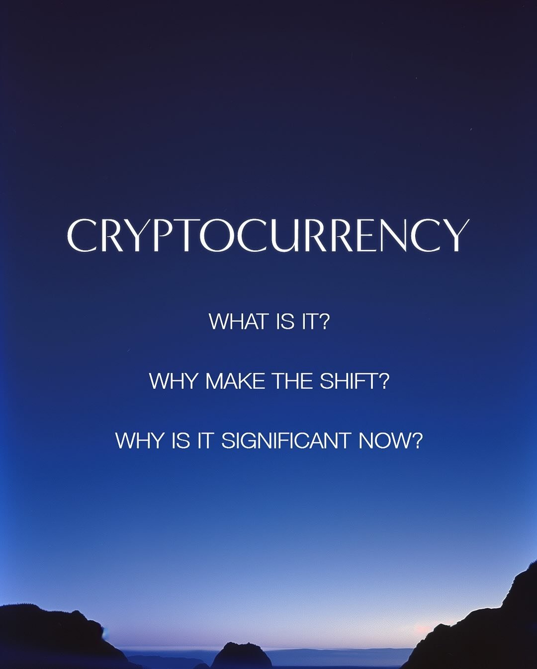 Cryptocurrency 🌀

What is it?

Why make the shift?

Luke:

https://www.crypto-coach.co.uk/wealth/

(link for above in bio to click)