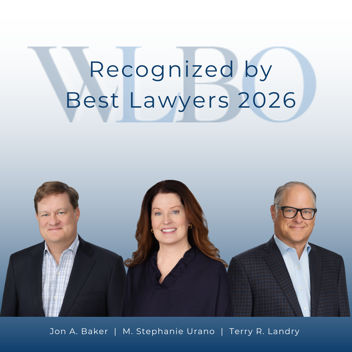 Walls Landry Baker &amp; Oliver Attorneys Recognized in 2026 Best Lawyers in America®
