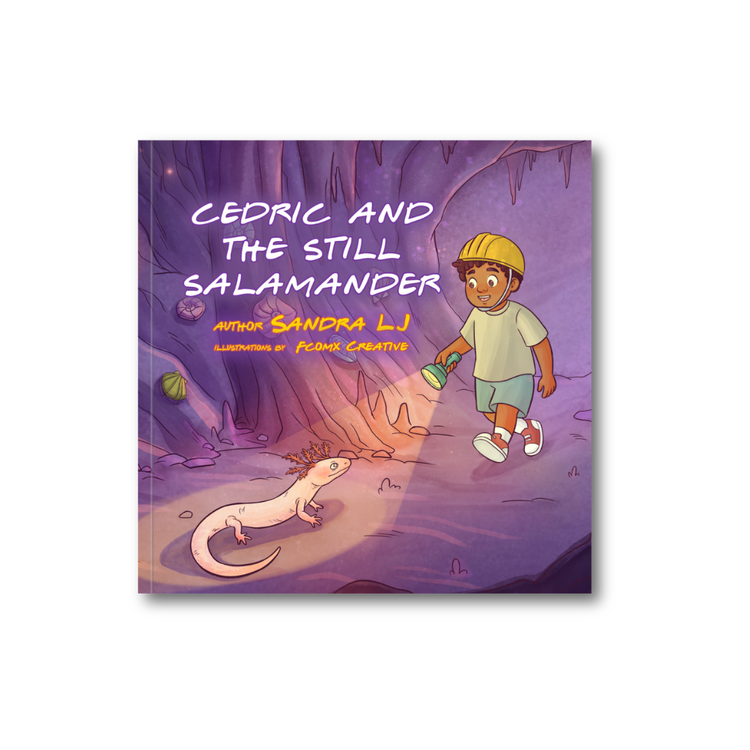 Mock up of Cedric and the Still Salamander ebook by Sandra LJ