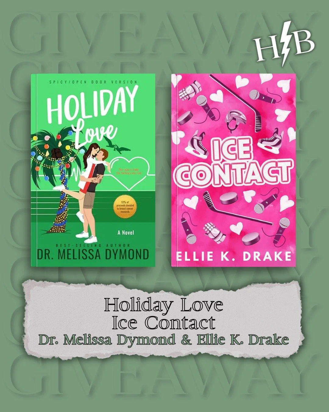 ⚡📖⚡Gift Away⚡📖⚡

Melissa Dymond &amp; Ellie K. Drake are teaming up to gift copies of their books - Holiday Love &amp; Ice Contact!

Rules for the giveaway:
🌪️Make sure you are following @melissadymondauthor , @elliekdrake &amp; @haylingbookstorml