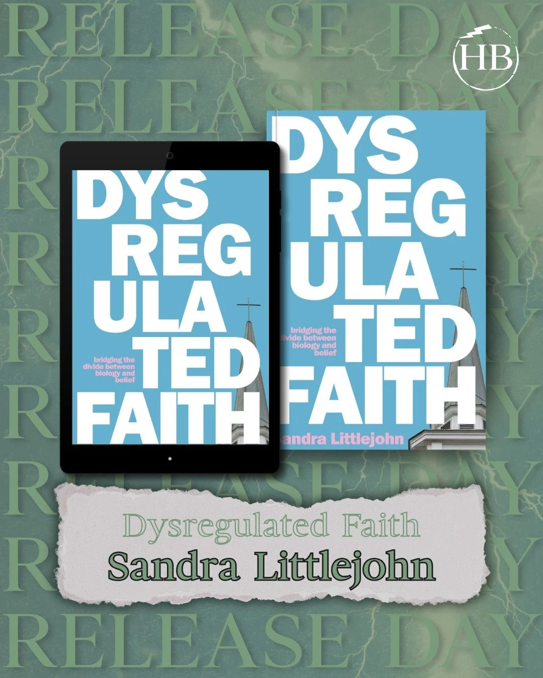 🎉📖 RELEASE DAY ALERT 📖🎉

Dysregulated Faith by Sandra Littlejohn is officially out in the world today! ⚡

This educational memoir is ready to be added to the top of your TBR.

🌿Season of Wilderness/Wandering
🕊️Prodigal Daughter/Prodigal Child
?