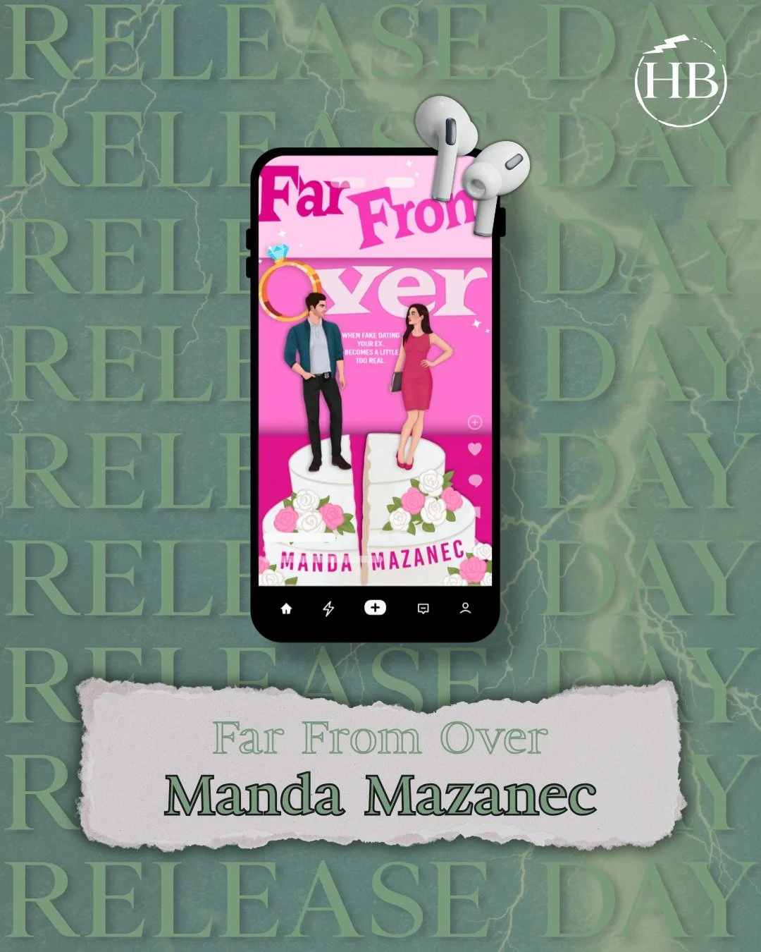 🎉📖 RELEASE DAY ALERT 📖🎉

The wait is over the Audiobook of Far From Over by Manda Mazanec is officially out in the world today! ⚡

This small town rom-com is ready to be added to the top of your TBL.
🩷Fake Dating
💍Ex-Lovers to Lovers
🩷Wedding 