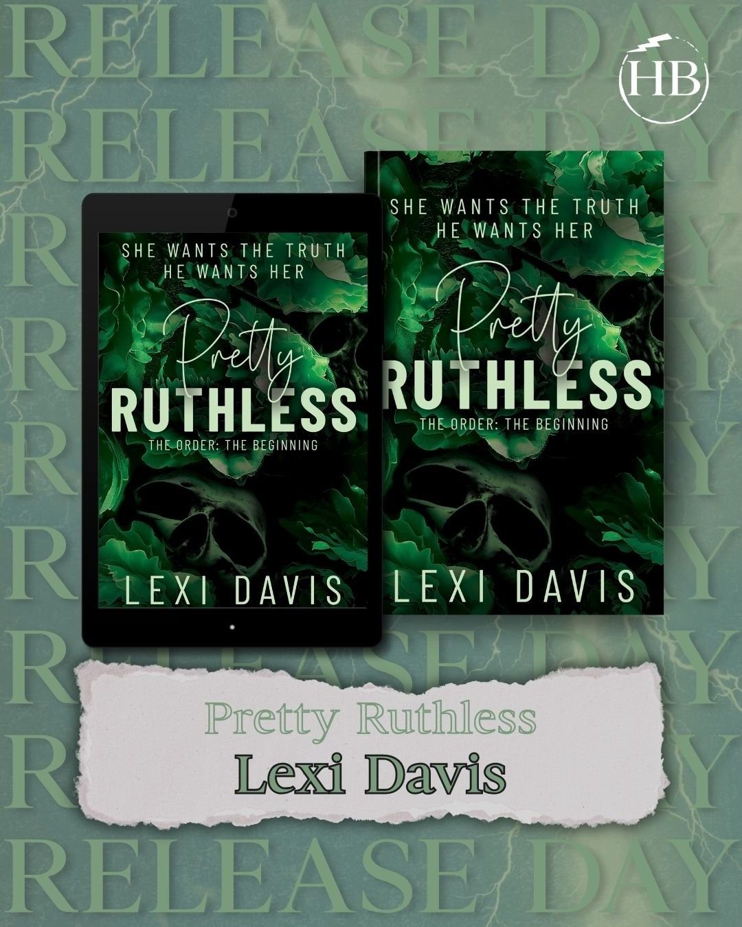 🎉📖 RELEASE DAY ALERT 📖🎉

It&rsquo;s finally here!  Pretty Ruthless by Lexi Davis is officially out in the world today! ⚡

This dark academia is ready to be added to the top of your TBR.

🎓Secret Society
🖤Enemies to Lovers
🎓Morally black MMC
🖤