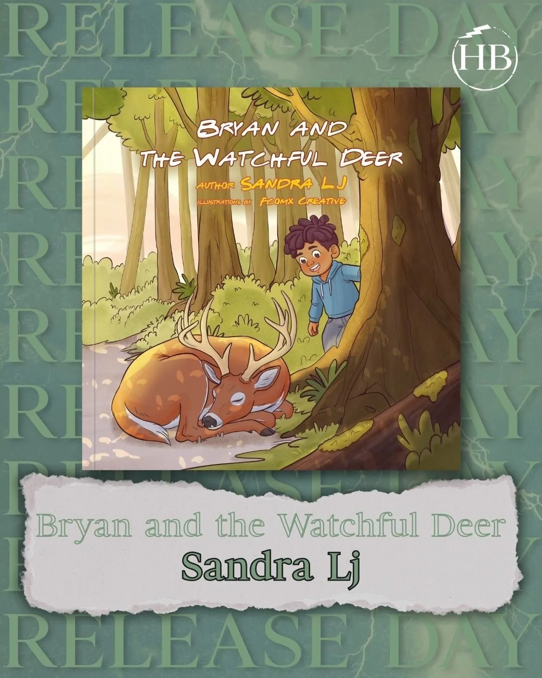 🎉📖 RELEASE DAY ALERT 📖🎉

The wait is over, Bryan and the Watchful Deer is officially out in the world today! ⚡

This social-emotional learning children&rsquo;s book  is ready to be added to the top of your TBR.

🦌Self-Acceptance
🩵Belonging
🦌Qu