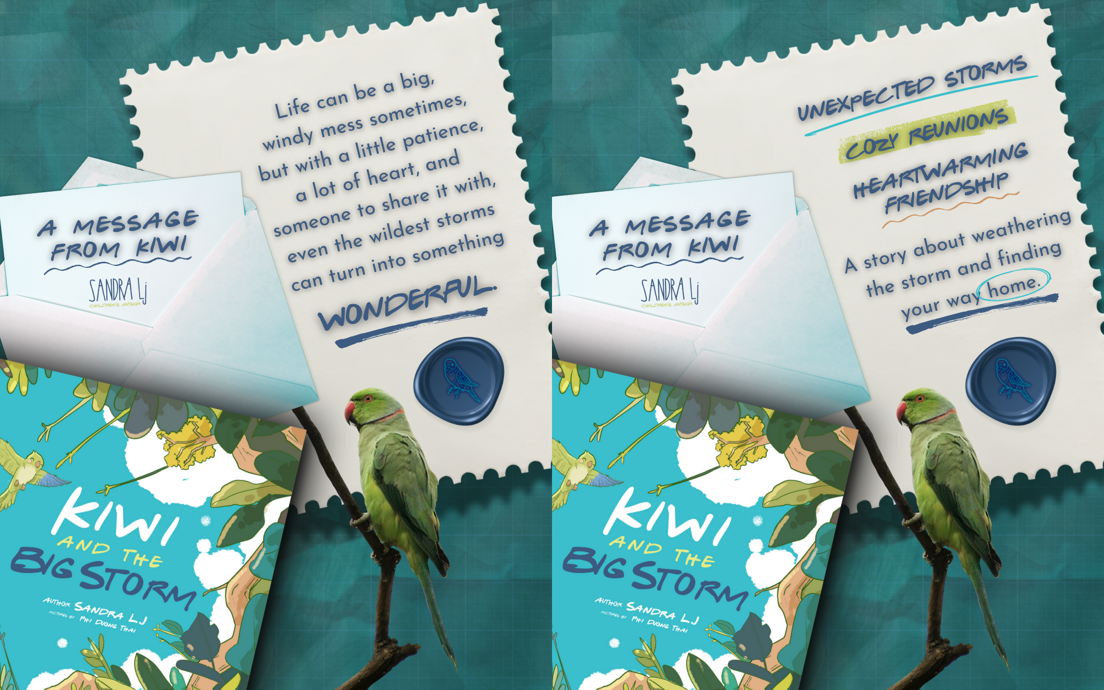 Sandra LJ - A message from Kiwi