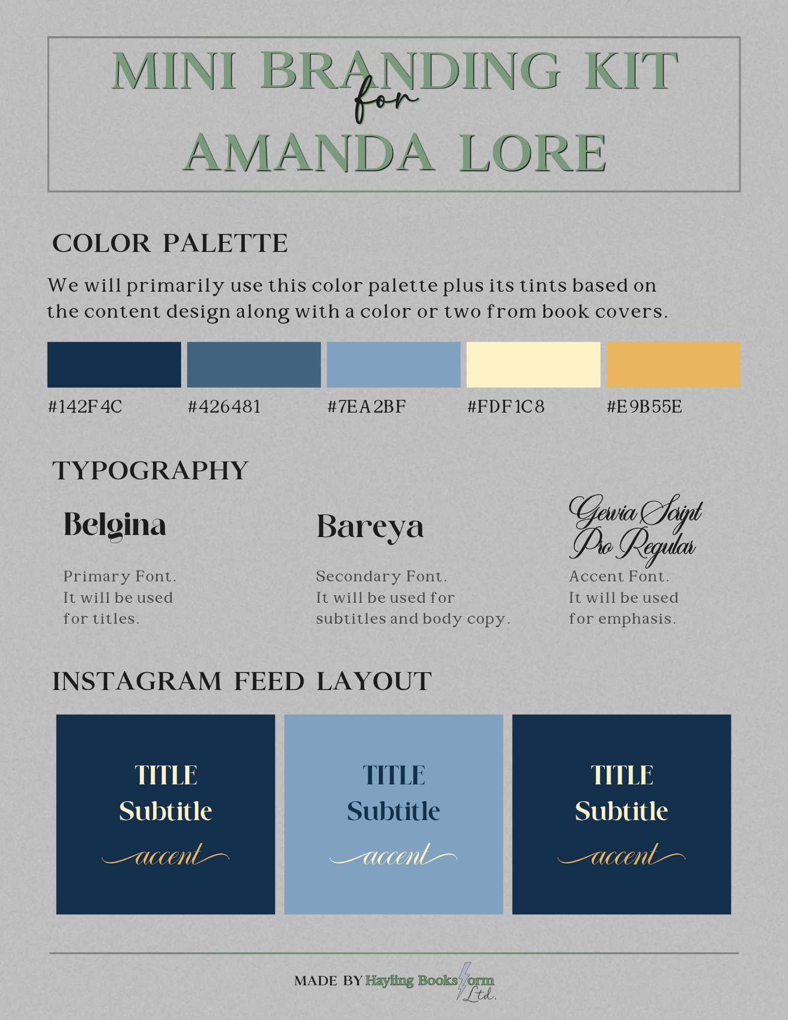 Amanda Lore Social Media Branding