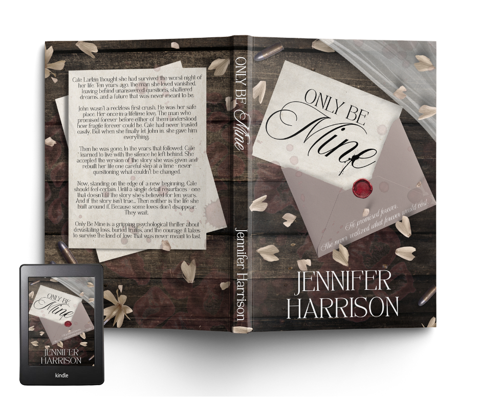 cover mock up of Only Be Mine by Jennifer Harrison and ebook mock up