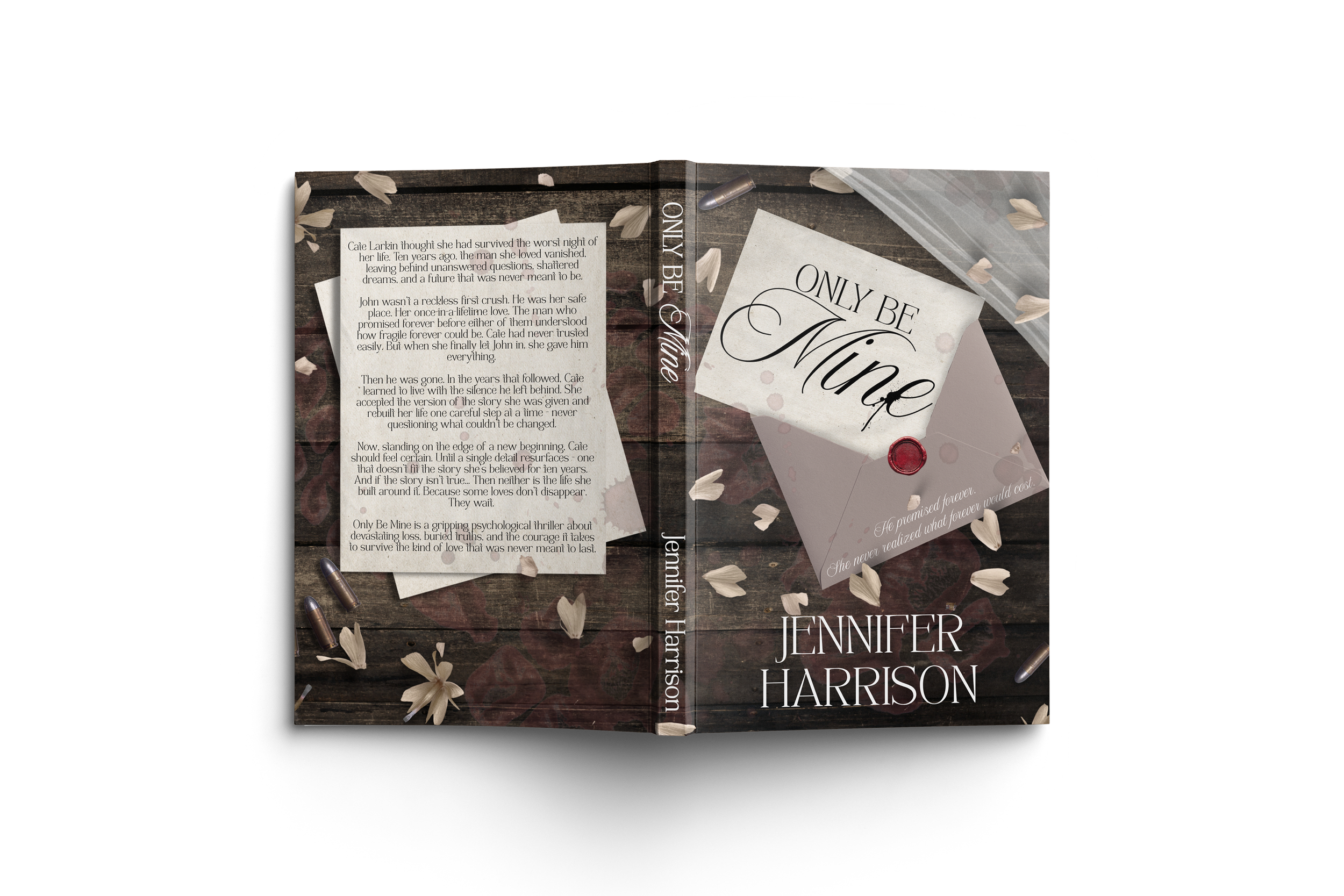 mock up book cover of only be mine by jennifer harrison