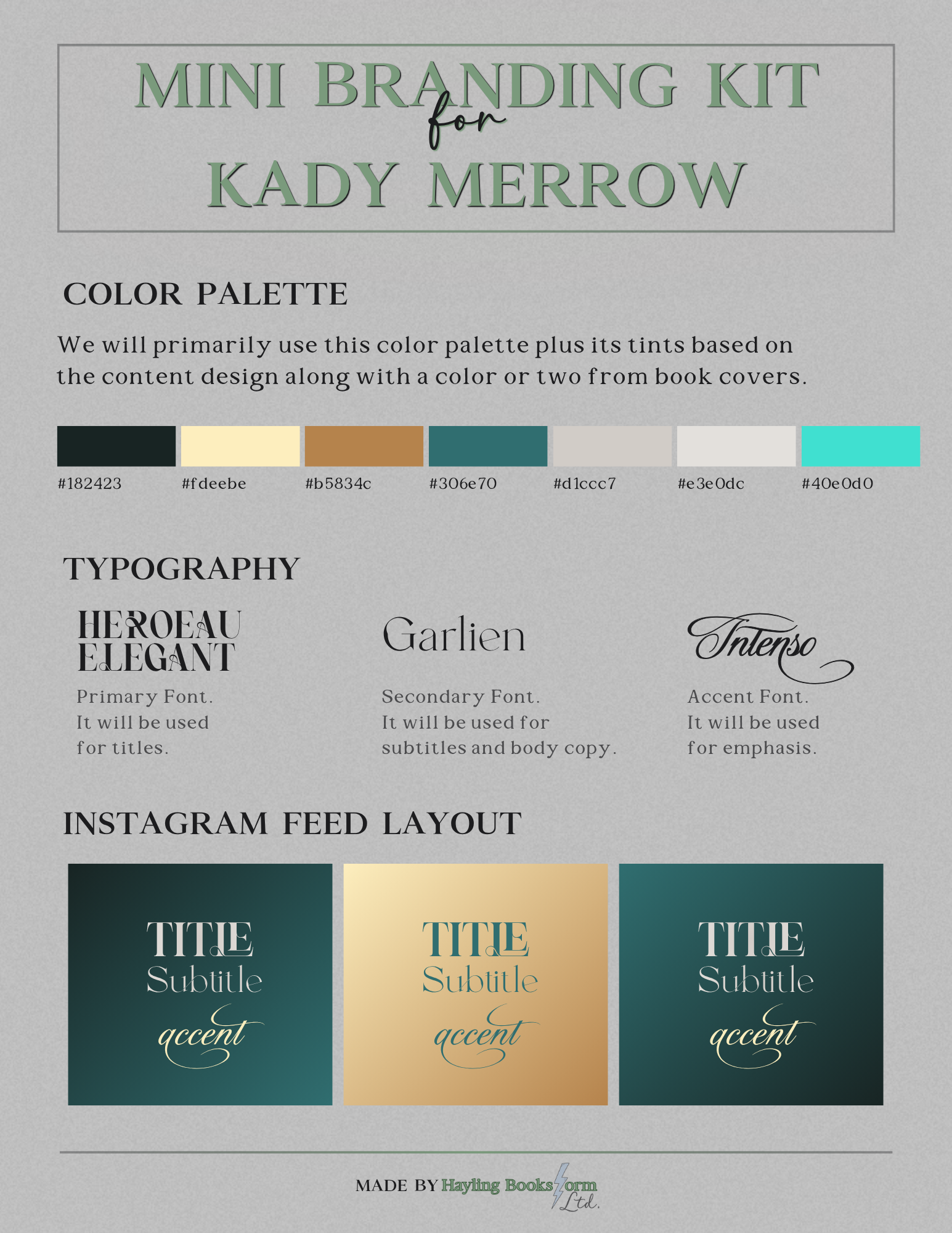 Kady Merrow Social Media Branding