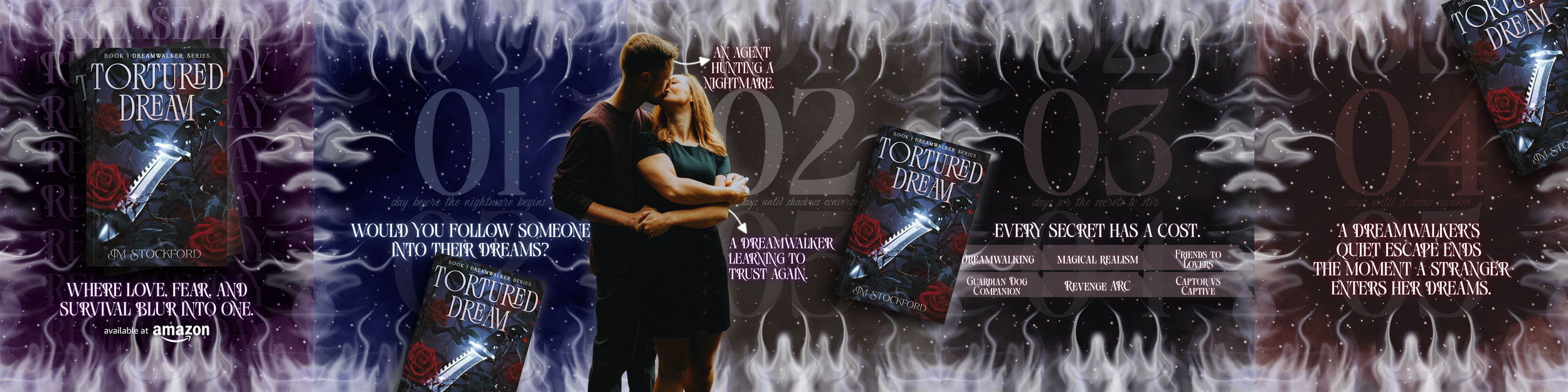 J.M. Stockford - Tortured Dream release countdown graphics included in the Lightning Package