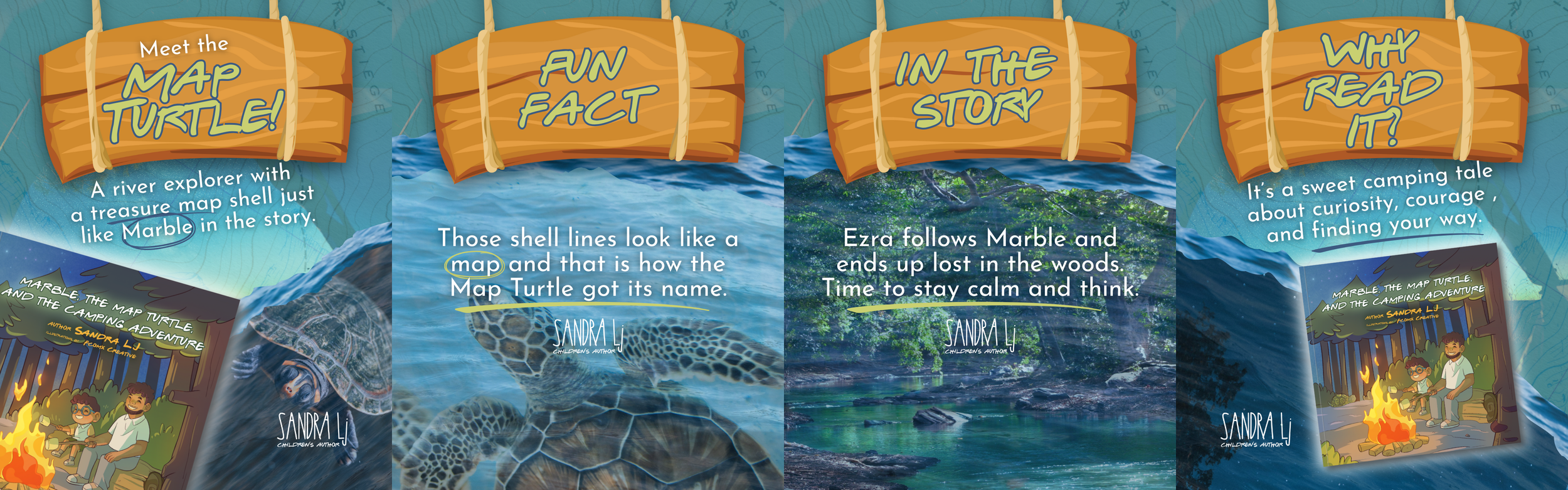 Sandra LJ - Meet Maple the Map Turtle