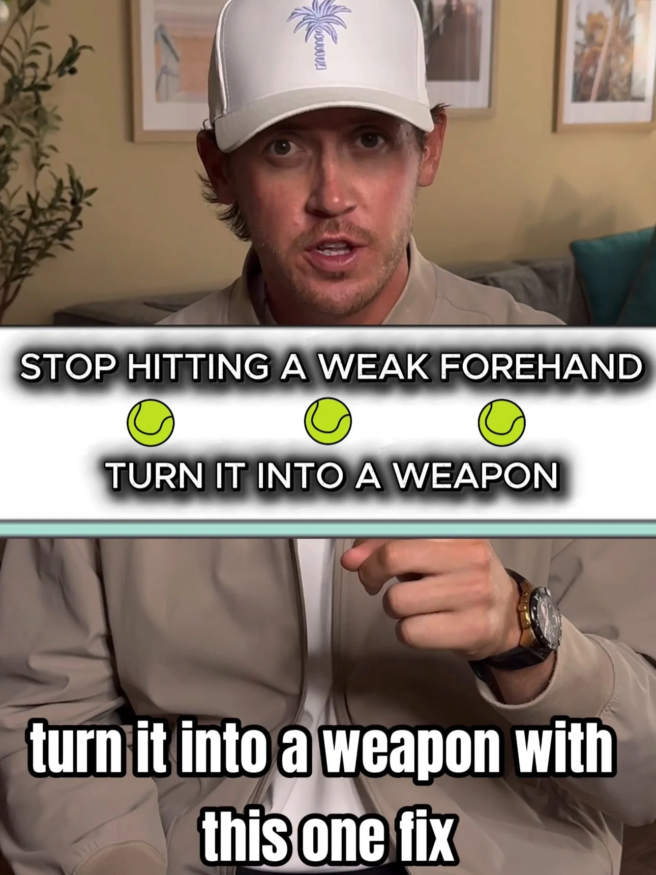 Most players don&rsquo;t have a &ldquo;bad forehand&rdquo;&hellip;
They have a bad contact point.

And if your contact point is off, nothing else matters.
You can practice for hours, tweak your swing, try new tips &mdash;
but you&rsquo;ll keep gettin