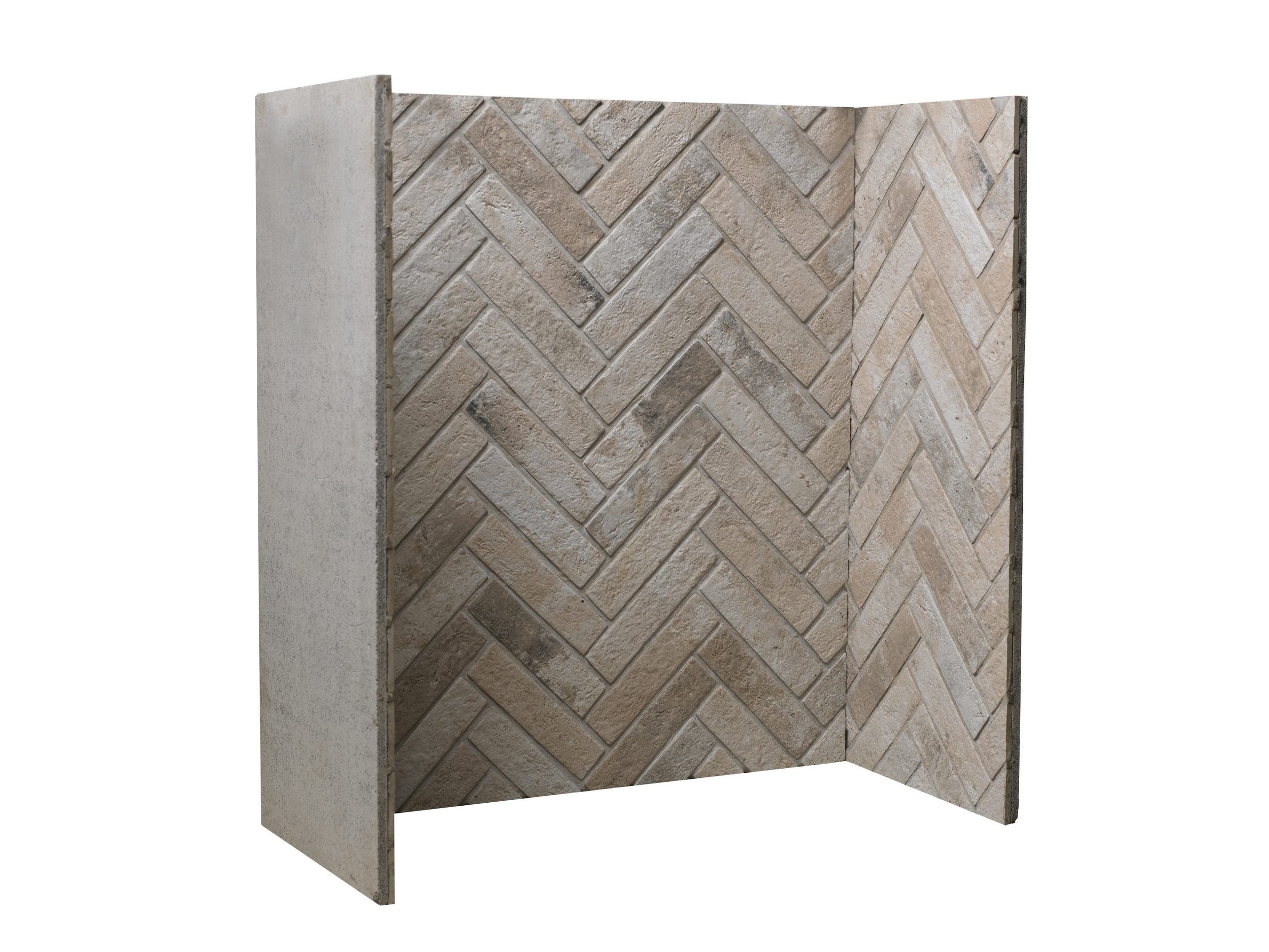 Iced Grey Herringbone