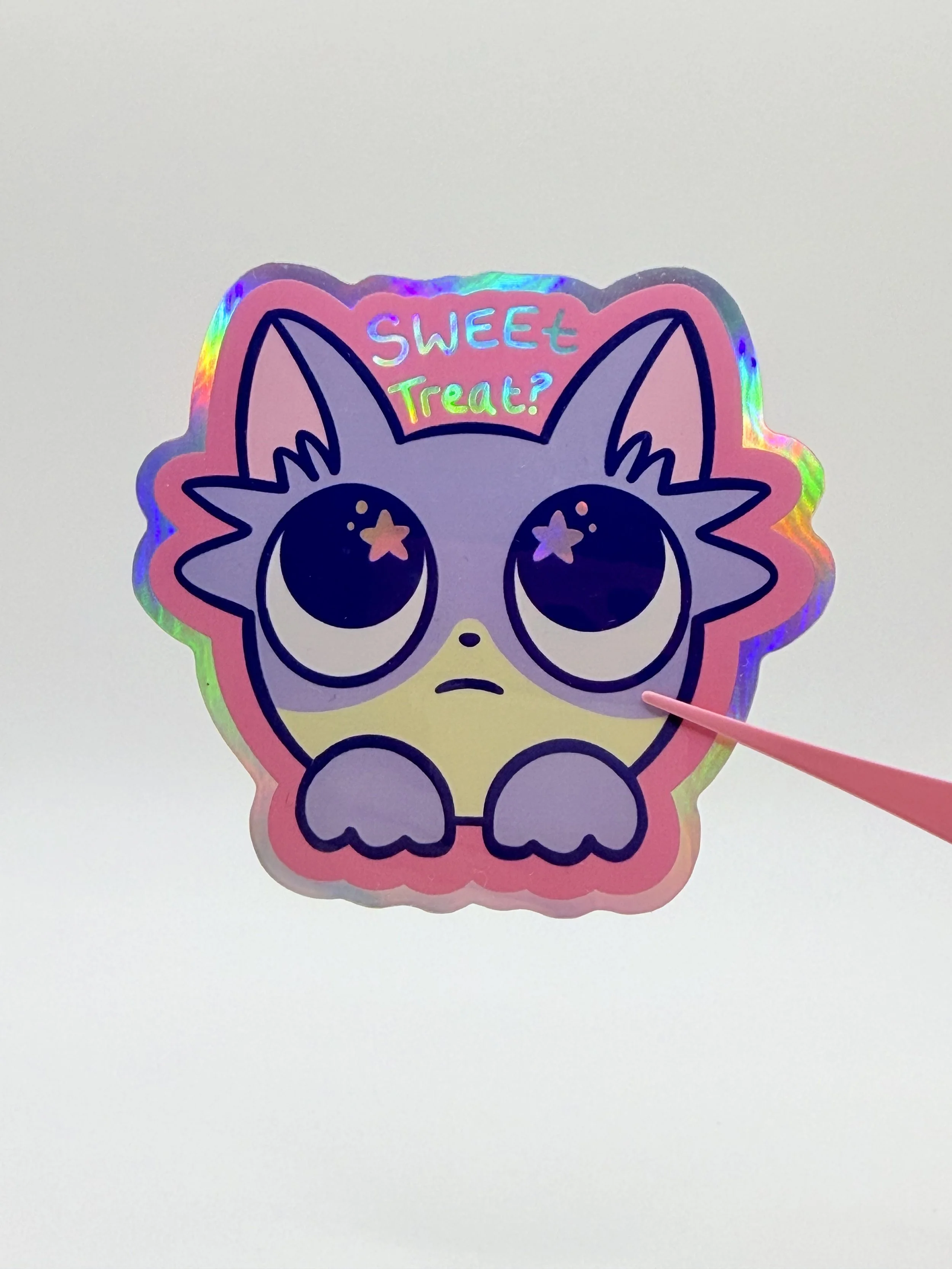 sweet treat holo sticker