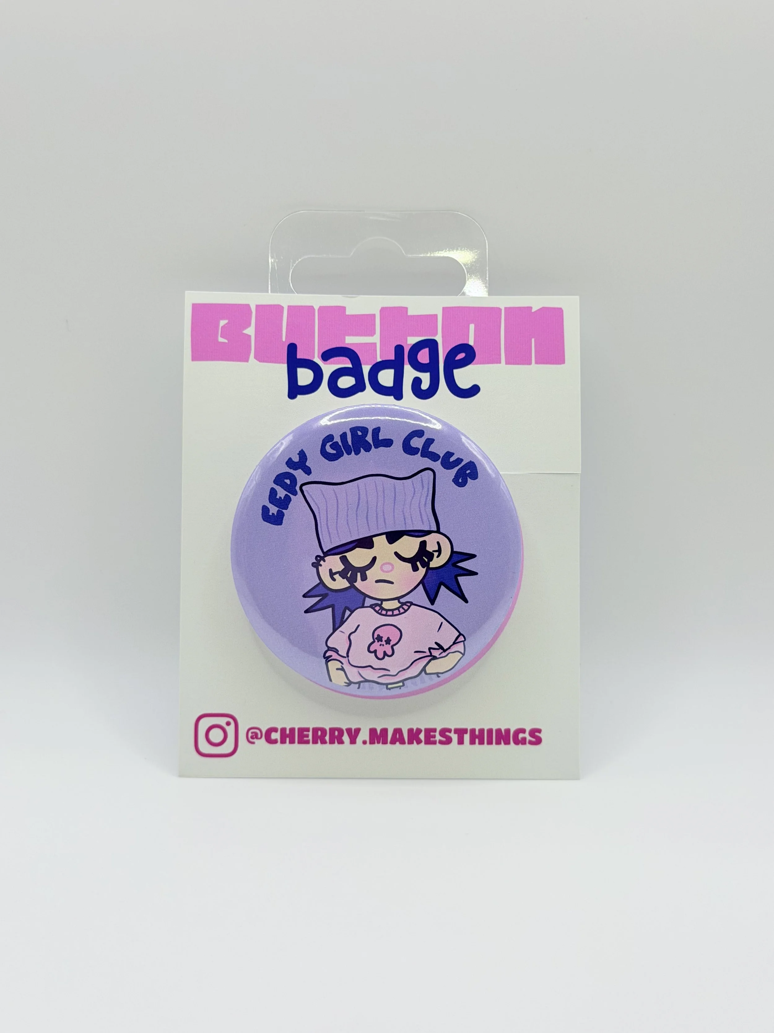 EEPY GIRL CLUB Button badge