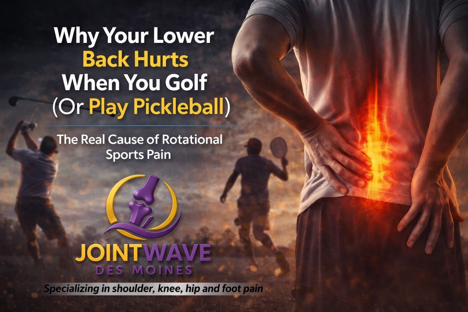 Why Your Lower Back Hurts When You Golf (Or Play Pickleball)