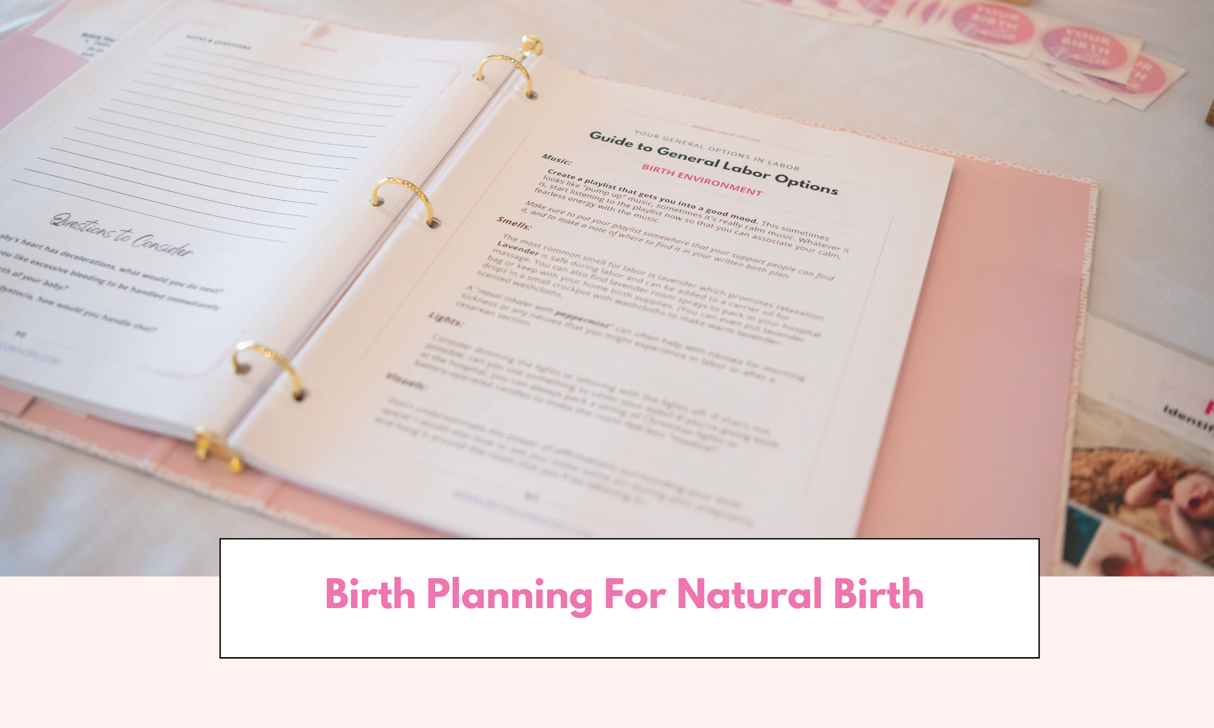 Birth Plan For Natural Birth That Goes Beyond a Checklist for a Confident Birth Journey