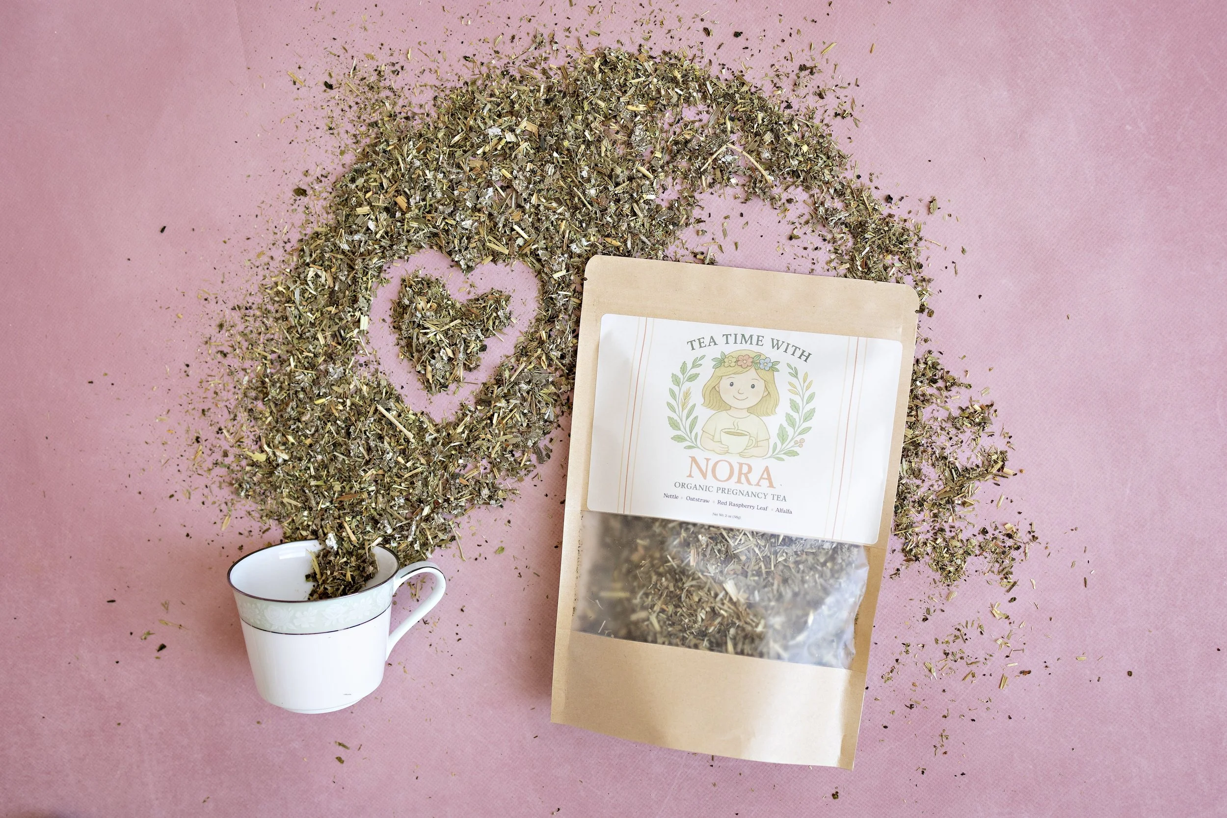 NORA Pregnancy Tea herbal blend for pregnancy wellness