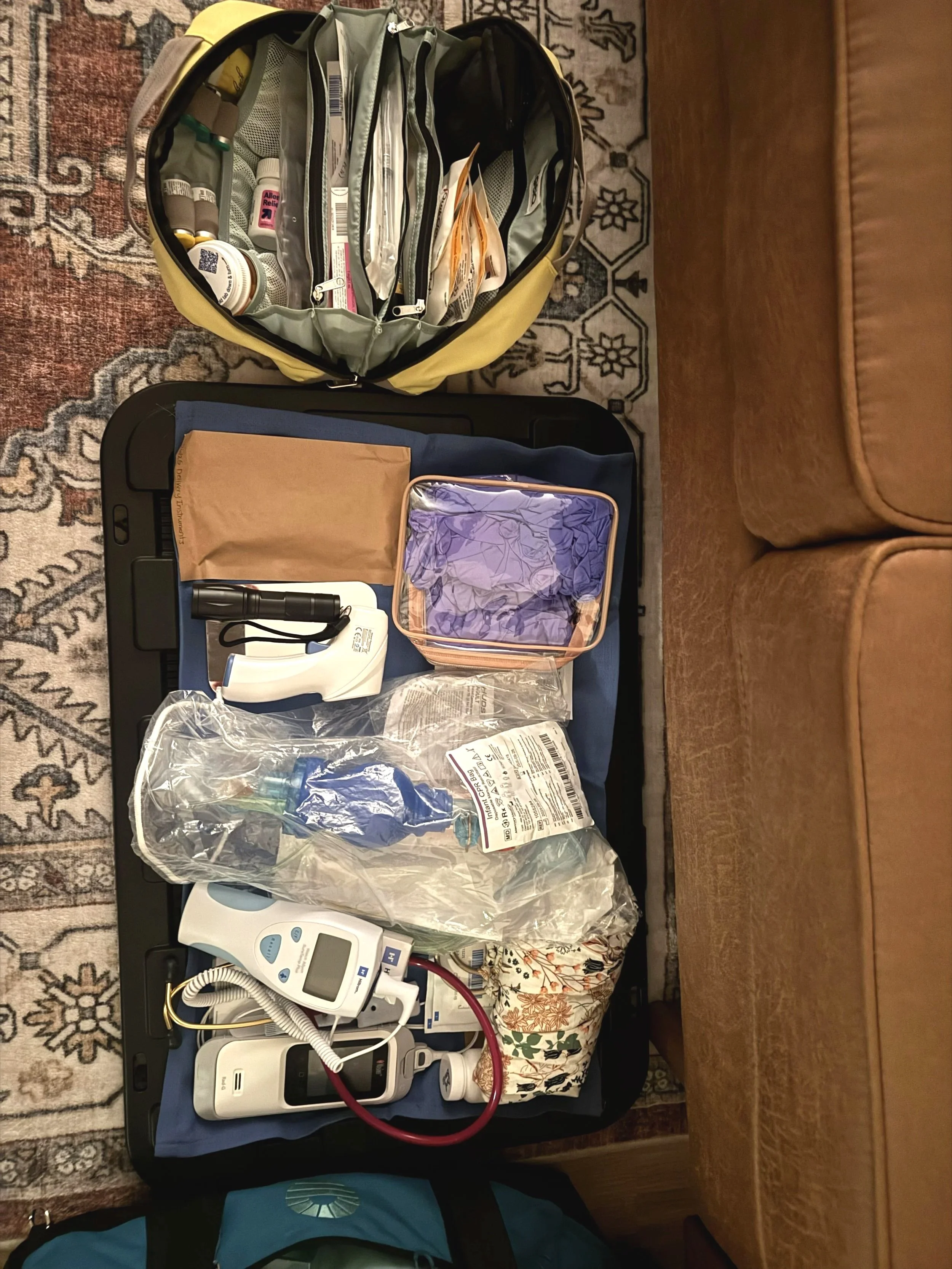Being prepared while also letting labor progress naturally.