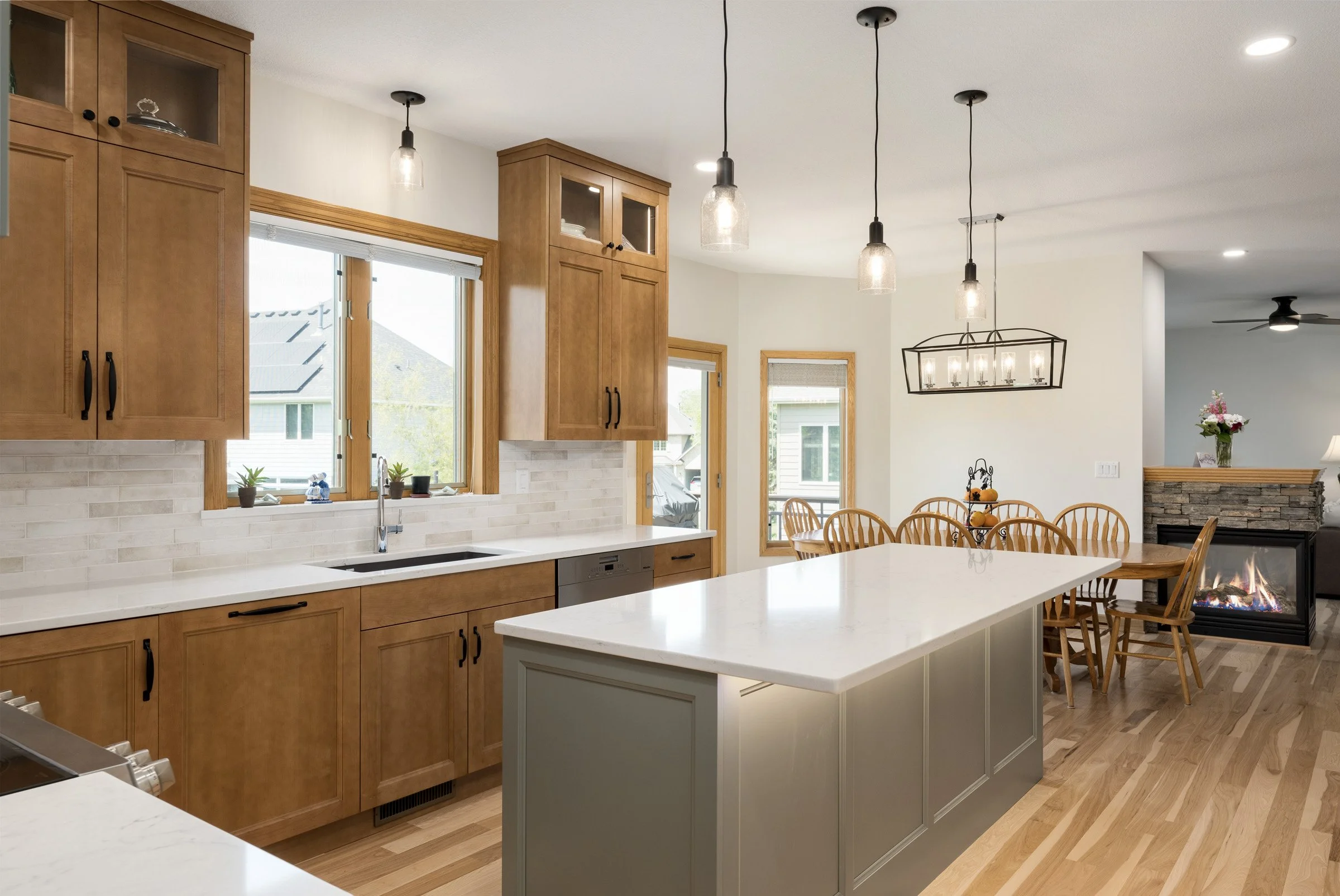 Timeless, Warm, And Welcoming Kitchen Remodel in Roseville, MN by Wise Design & Remodel LLC project photo
