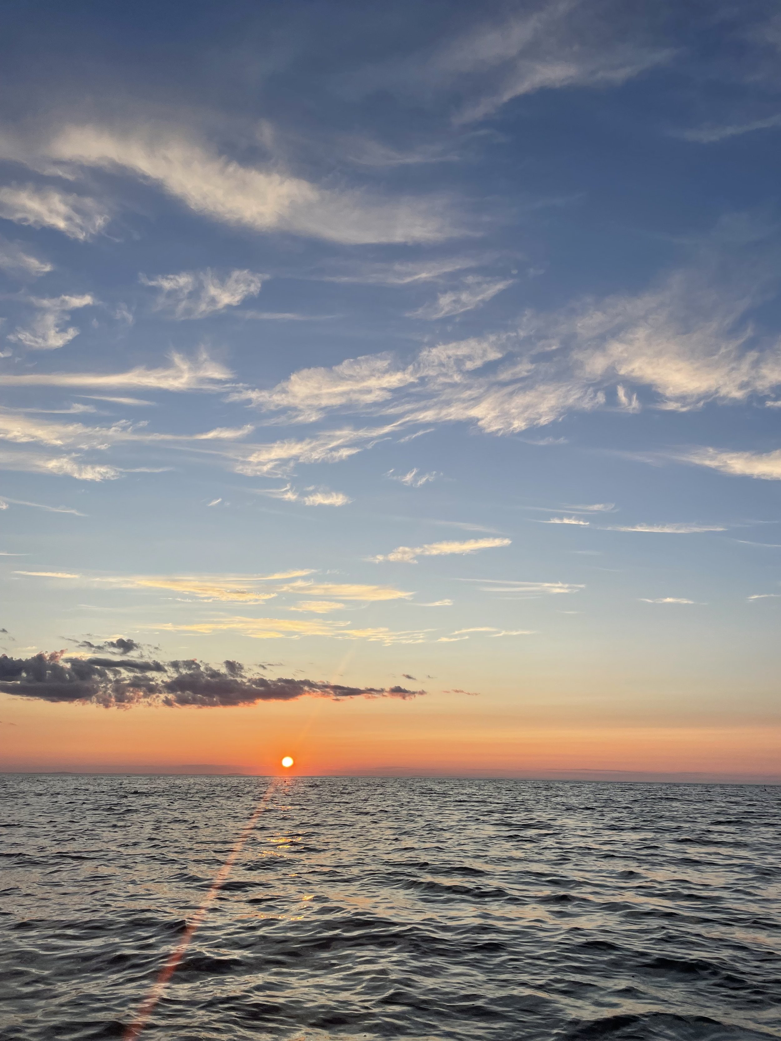 Sunset View from boat