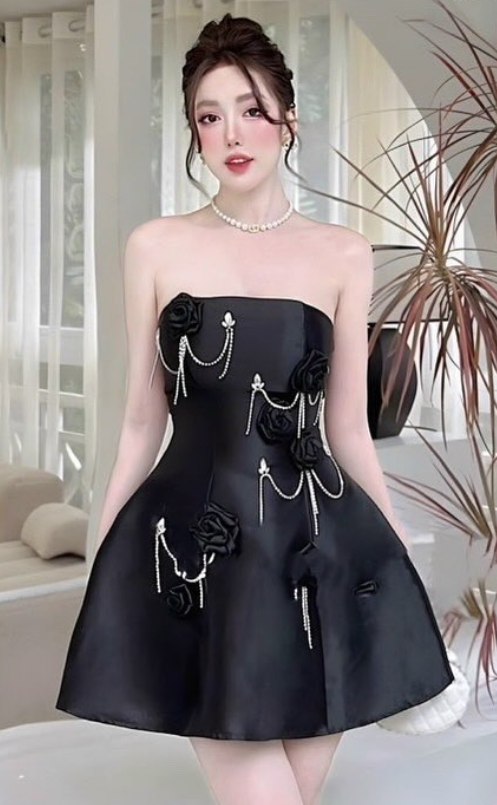 Strapless Drop Waist Dress  Sister Closet