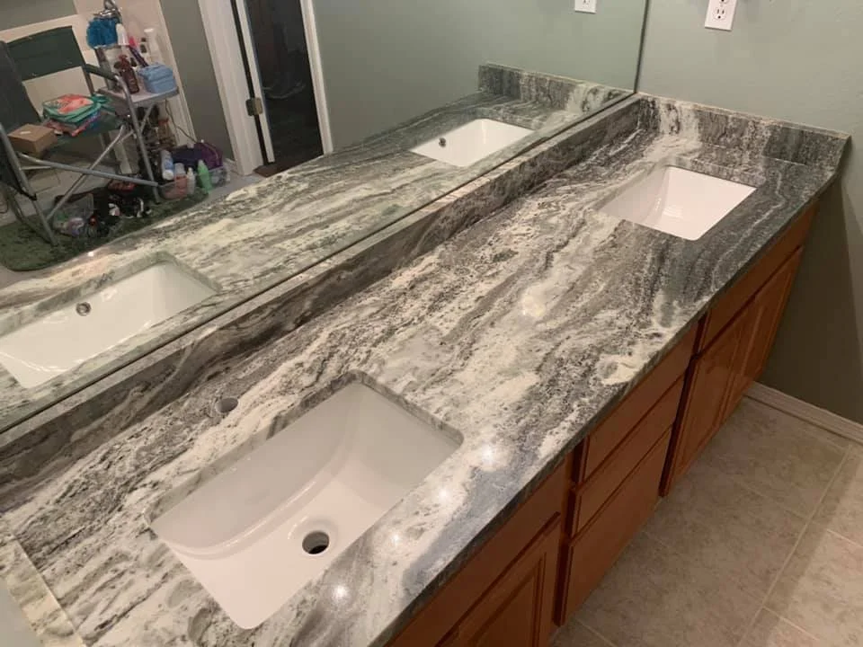 Marble slab surface