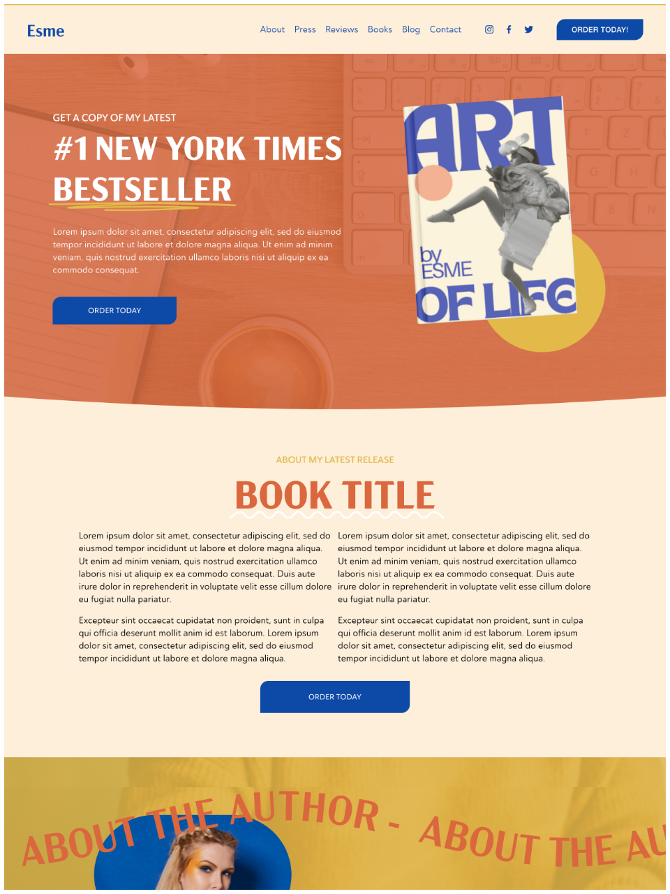 Esme - Squarespace Template 7.1