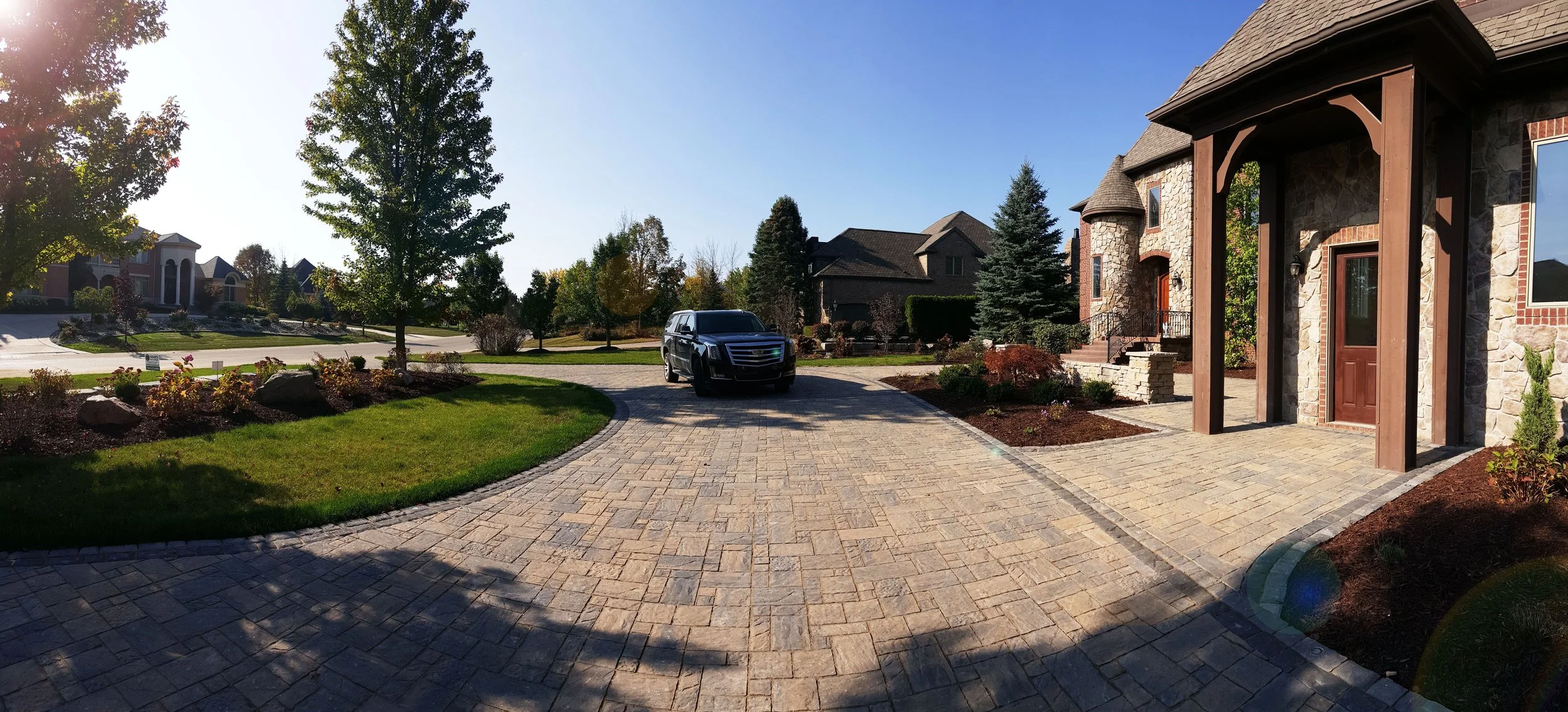 Paver Driveway in West Bloomfield, MI
