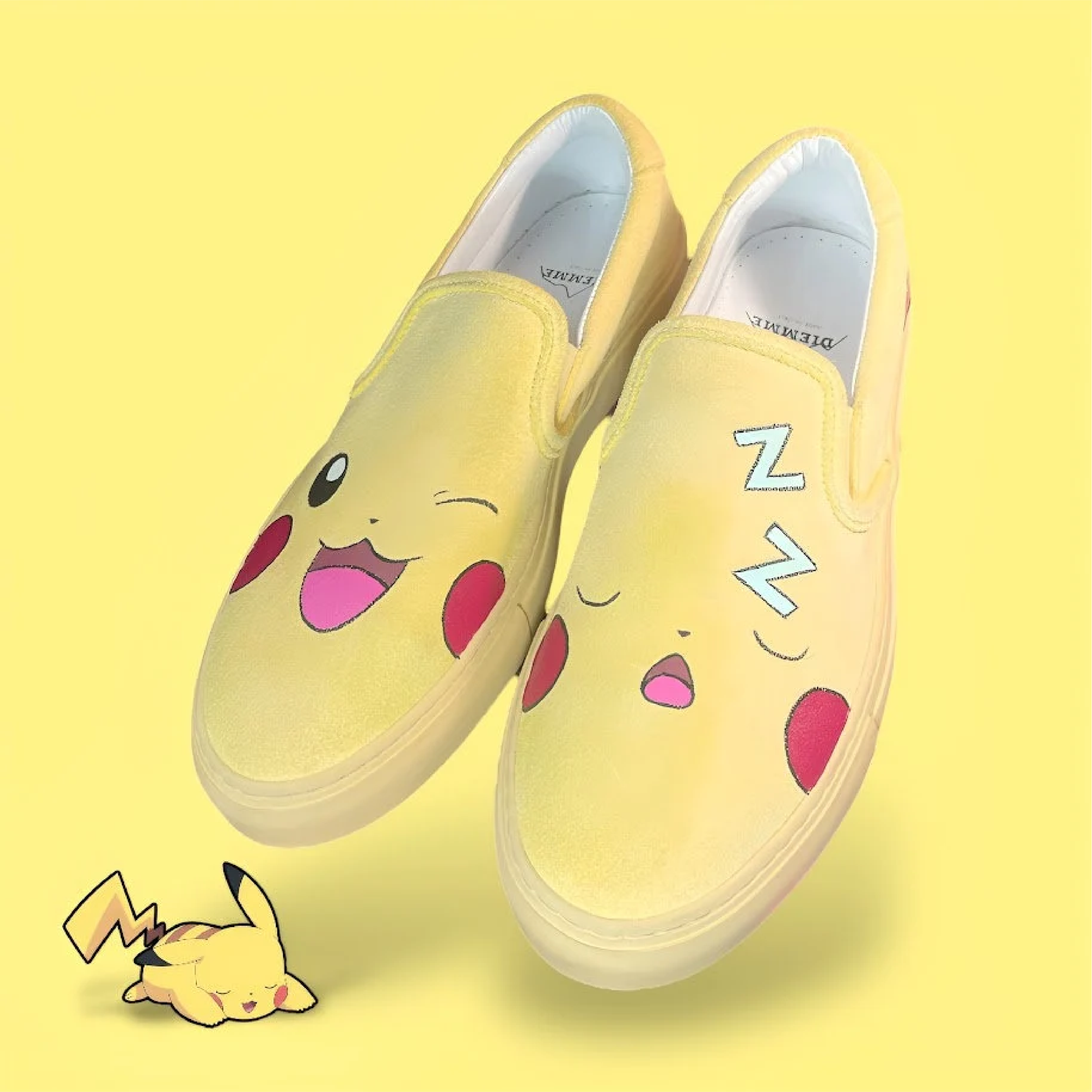 Pikachu slip on shoes