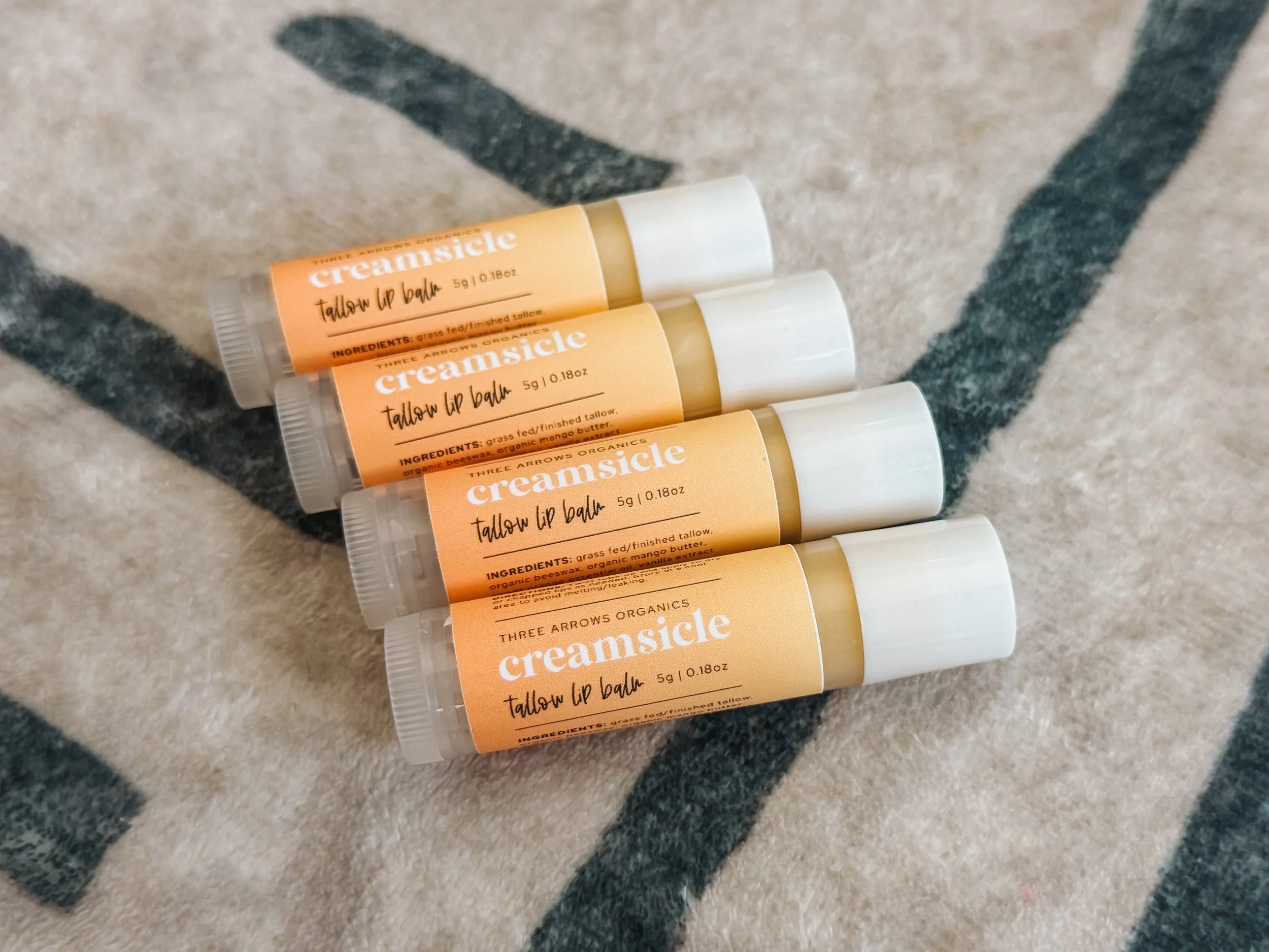 Final Batch Lip Balms | Creamsicle